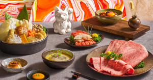 台北一人壽喜燒推薦！Extension 1 by橘色開運餐，流體招財貓免費玩。