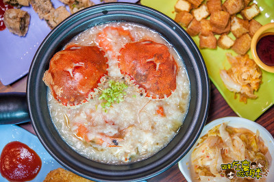 [食記] 高雄。銷魂螃蟹砂鍋粥雙蟹五蝦，海味十足「鮮記螃蟹海產粥」(澄清店) FB打卡送蟹腳