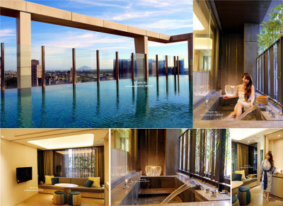 ◎【宜蘭(礁溪) 晶泉丰旅】房間就能泡露天風呂，無邊際溫泉池看龜山島，傍晚還有迷你酒吧隨你喝！