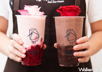 整朵玫瑰花加進手搖杯！發發牧場「萌花發發戀愛組合」七夕限定飲品登場，期間限定「終極版芒上加芒優格」同步挑戰最浮誇手搖杯稱號。