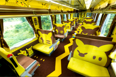 寶可夢粉必搭夢幻列車！東北「皮卡丘列車」超萌吸睛，車內「皮卡丘海」陪你開心旅遊，嗨到寶可夢迷不想下車。