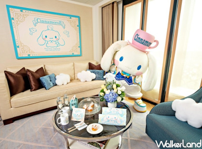 粉絲真的會尖叫！台北文華東方酒店推出「大耳狗喜拿M.O.夏日假期」住房專案，大耳狗毛巾、馬克杯、玻璃水瓶、盥洗包，全部可以帶回家。