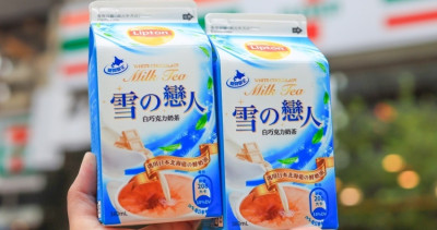 不只蠟筆小新奶茶！7-ELEVEN「雪之戀人白巧克力奶茶」領軍3款飲料新品，冬季限定「白巧克力+鮮奶油」熱熱喝更可以。