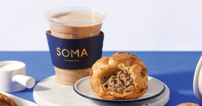 SOMA茶歐雷變泡芙！beard papa’s「SOMA茶歐雷泡芙、茶凍歐雷泡芙」超狂聯名，奶茶控會愛「奶茶卡士達+紅茶凍泡芙」只賣31天。