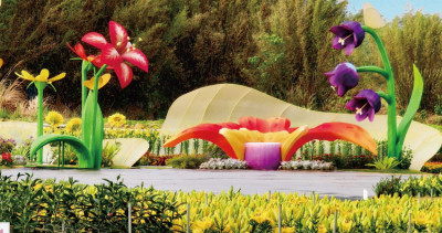 快衝桃園拍彩芋！免費入場「2024桃園彩色海芋季」接駁車資訊先看，超過14萬株花海浪漫打卡。