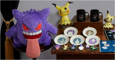 全家寶可夢一番賞！幽靈系寶可夢耿鬼、謎擬Q夜燈帶回家。