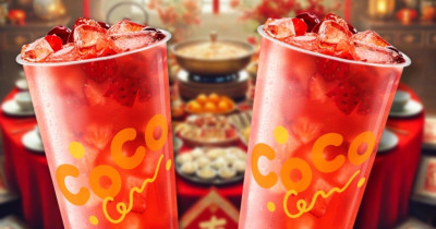 草莓飲料買一送一！CoCo買一送一「莓莓派對」第二杯0元，草莓控飲料喝起來。