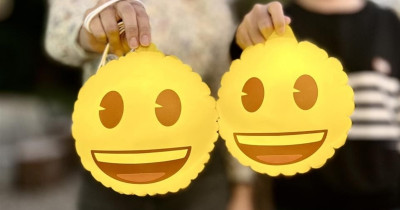 彰化燈會emoji小提燈！2025彰化月影燈季，八卦山大佛尬emoji燈會拍起來。