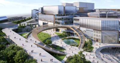 台中D-ONE第一大天地公開亮點！隈研吾設計月亮灣空橋成焦點，全台最大百貨搶先看。