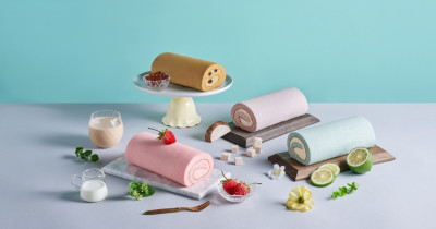 Dream Plaza生乳捲1元！揮別憂鬱byebyeblues生乳捲進駐信義區，布蕾生乳捲第二條1元。