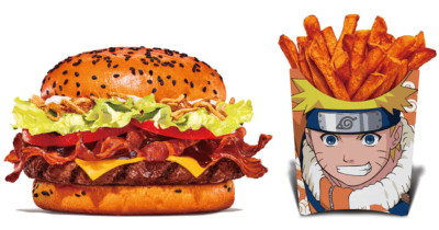 漢堡王火影忍者聯名了！買套餐送公仔4波限量開搶，鳴人地瓜薯超吸睛。