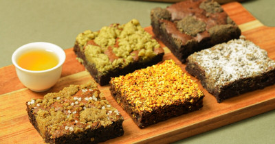 珍奶布朗尼！中秋禮盒新歡coco.Brownies茶香布朗尼，鹹蛋黃軟餅乾PK蛋黃酥。