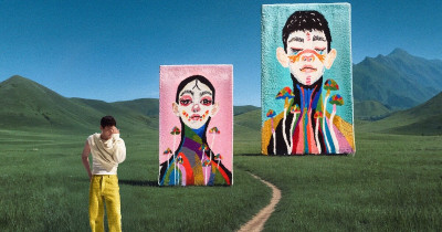 2025 ART TAIPEI焦點「雷沙・達岜斯」織出泰雅靈性之光，全台最大手工菱形地毯「祖靈之眼」震撼台北藝博會。