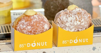 85度C生甜甜圈進駐板橋！85度C生甜甜圈研究所，板橋生甜甜圈吃起來。