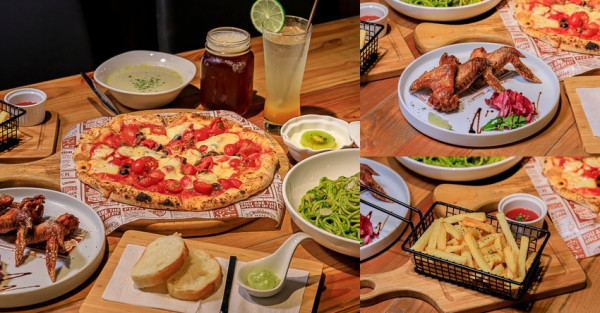 台中老字號人氣義式餐廳，隱身在巷弄之間，必點南義窯烤披薩超多口味，義大利麵份量滿滿又夠味