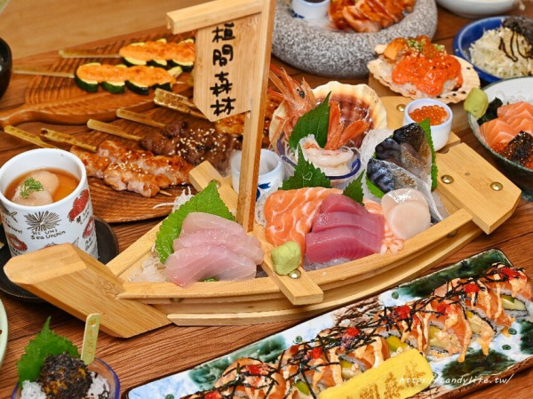 植間森林餐酒館｜隱身在都市中的森林系居酒屋，植感氛圍中品嘗精緻日料，平價日本料理推薦～