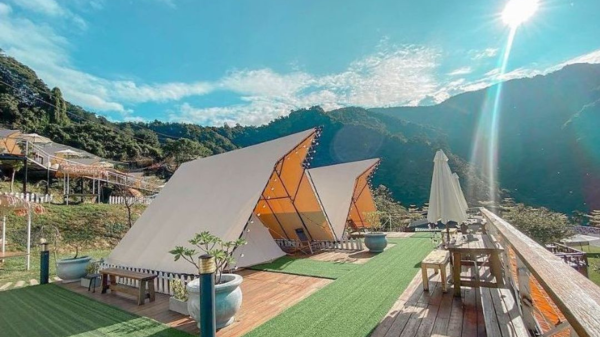 台中市和平區【覓靜莊園露營開箱】推薦台中群山環繞的懶人露營，輕裝上陣超簡單，寵物友善｜ASIAYO會員專屬優惠！