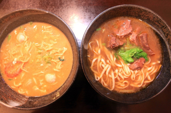 吃。高雄|岡山區。用餐時間客人滿滿，當地知名麵食店，整體口感美味定價合理，值得樂天小高推薦給您品嚐「金湯園麵食館」。