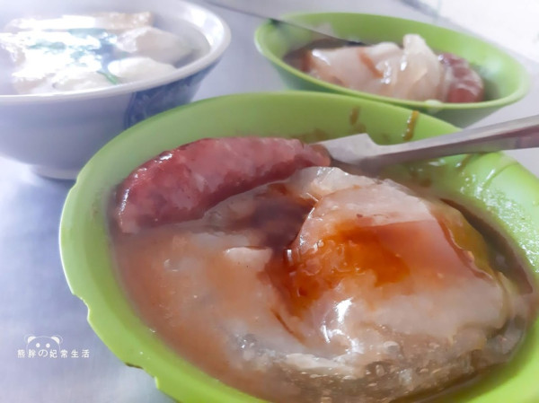 【彰化花壇】口庄肉圓枝│在地飄香長達70年小吃，肉圓+香腸獨特吃法，就在......