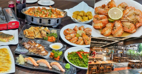 庭園風聚餐推薦 四兩千金活蝦之家，百坪佔地聚會、親子用餐、包廂聚會 x 無味素、無味精料理美食 - 跟著尼力吃喝玩樂＆親子生活