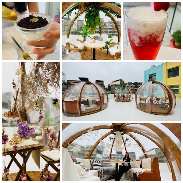 2020中壢最新打卡餐廳【食甸森蒔】屋頂上星空玻璃泡泡屋/室內草坪野餐區/集合夢幻因子浪漫破表