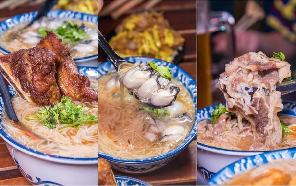 【新竹-東門市場美食系列之三】享初食堂.浮誇系麵線.豬肋排麵線.牛五花燒肉麵線.超大蚵仔麵線