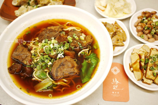 台中美食│北屯牛肉麵→緣起麵食館│北平路新開幕文青牛肉麵店