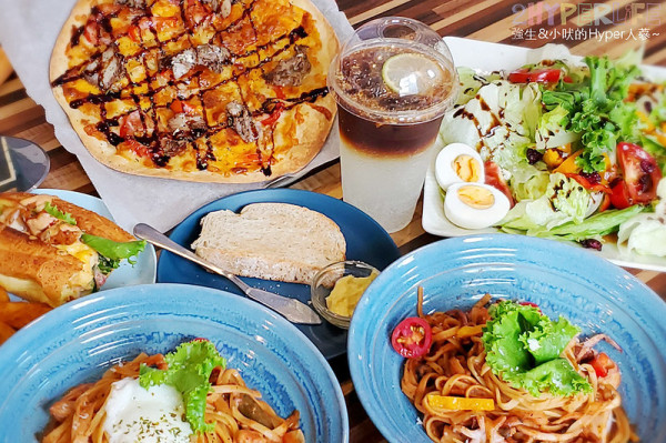 不只賣咖啡飲品，崇德路美食又有新生力軍啦～義大利麵燉飯和創意義式美食在歐棒咖啡也吃的到喔！