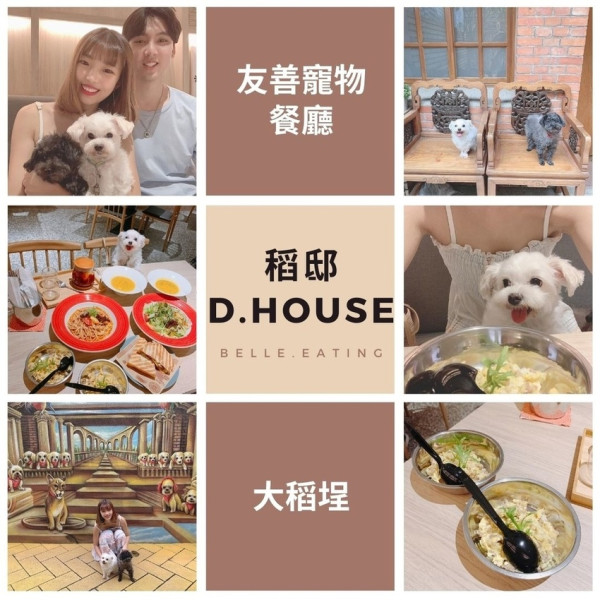 【台北寵物友善餐廳推薦】稻邸D.House寵物友善餐廳 和毛孩來一場復古的下午茶時光吧~ 迪化街美食推薦/台北場地租借推