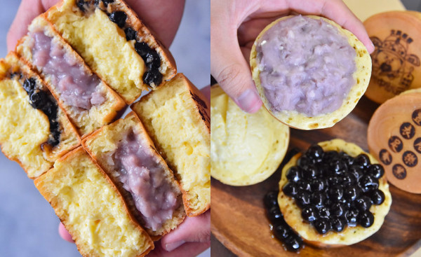 台中中國醫商圈美食，大塊又爆餡的紅豆餅，推薦黑糖波霸奶油、慢熬芋頭-妮妮布魯