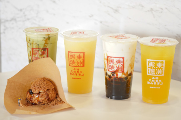 好喝的台南黑糖飲品進駐台中火車站—東洲黑糖奶舖