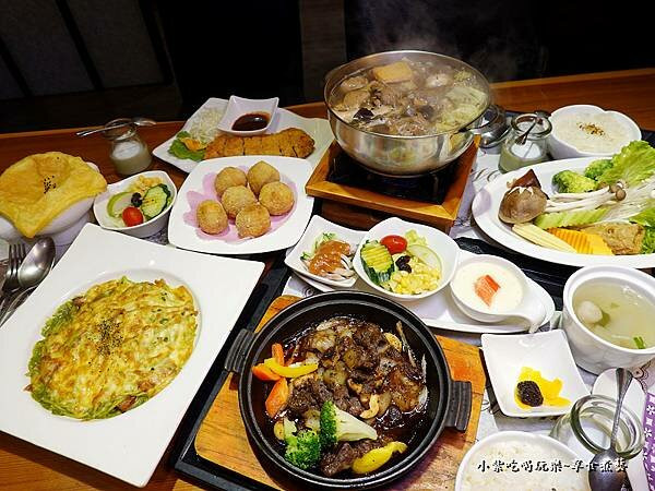 台中複合式餐廳推薦/沙鹿美食【聚亭軒茶飲美食館】週年慶85折~用餐不限時/不收服務費/有包廂(聚餐/慶生/相親/約會餐廳)完整MENU、停車資訊、詳細食記