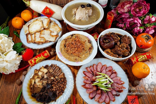 2022台中年菜推薦|曾响號團圓年菜-金華干貝全雞湯/就Q招財滷豬腳加熱方便、菜色豐富免運再加送虱目魚肚