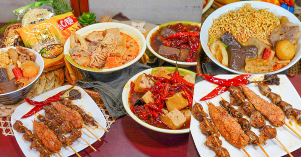 在地人隱藏版香麻夠味唰嘴之 五旗麻辣燙，獨門滷製麻辣串串、自製辣醬一絕 - 跟著尼力吃喝玩樂＆親子生活