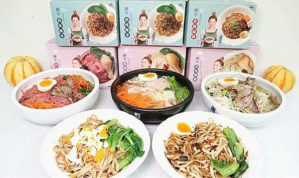 連靜雯乾拌麵｜連靜雯雞湯麵｜靜享｜連靜雯創業｜藝人創業｜靜享香醇麻醬｜靜享勁味酸菜｜靜享麻油雞腿｜靜