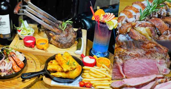 漫威迷最愛的秘境餐廳1317Bistro，豪邁金鋼狼大戰斧、夠味脆皮豬腳、鮮味漁夫打撈麵｜凹子底美食推薦 - 跟著尼力吃喝玩樂＆親子生活