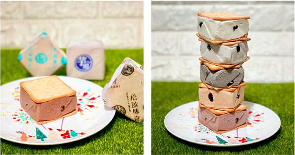 【台中美食￭宅配】松盈傳奇冰淇淋 x 三明治冰餅