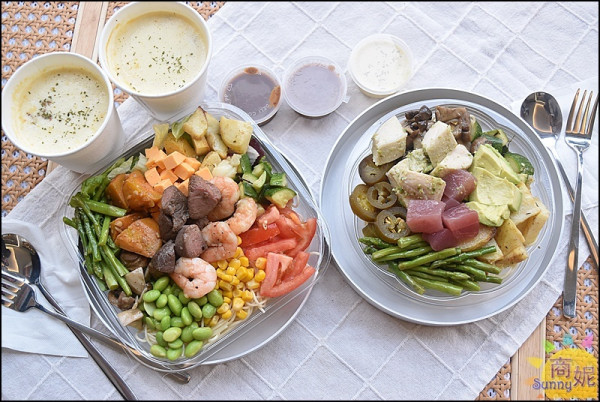 杉SHAN。公益路高質感輕食沙拉!超過20種主食配料獨特醬汁自由配百元出頭好吃又健康-商妮吃喝遊樂