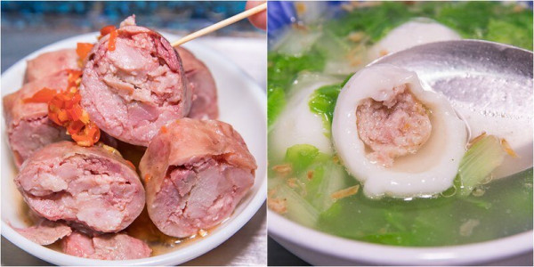 【基隆老味道之十-豬肝腸】基隆鹹湯圓豬肝腸（大觀圓）.仁愛市場一甲子老攤標配