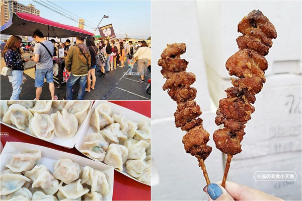 旱溪夜市超高人氣小吃，就算排隊也要吃的豆乳雞、眷村手工水餃！！