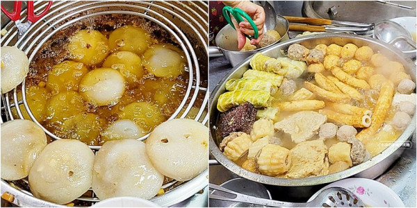 在地40年超高人氣小吃老店，純手工黑輪、肉圓搭特製米醬、辣醬超涮嘴！！