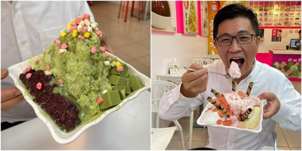 新竹|彩虹雪（關馨店）。經典韓式雪花冰視覺療癒份量大。關東市場週邊美味推薦。營業時間地址菜單