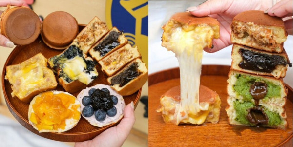 【台中美食】笨妹日式菓子燒｜超爆餡創意路線車輪餅，近五十款口味讓人選擇障礙 ! - 肉依小姐吃什麼