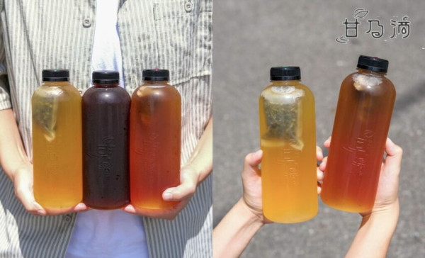 【台中美食】甘乃滴冷泡飲｜南部來的人氣創意手搖，感受淨水打造的純粹茶香味 ! - 肉依小姐吃什麼