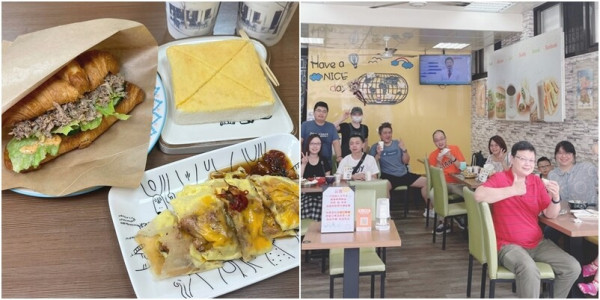 熱情溫馨小店.超值選擇性豐富。大推金沙鹹蛋黃厚片.洋蔥鮪魚可頌.起司雞排千張蛋餅！