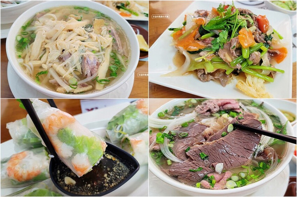越爸爸河粉║只要百元！！道地越南美食輕鬆吃，手沖生牛肉河粉、酥脆炒牛肉河粉非吃不可（近第二市場）