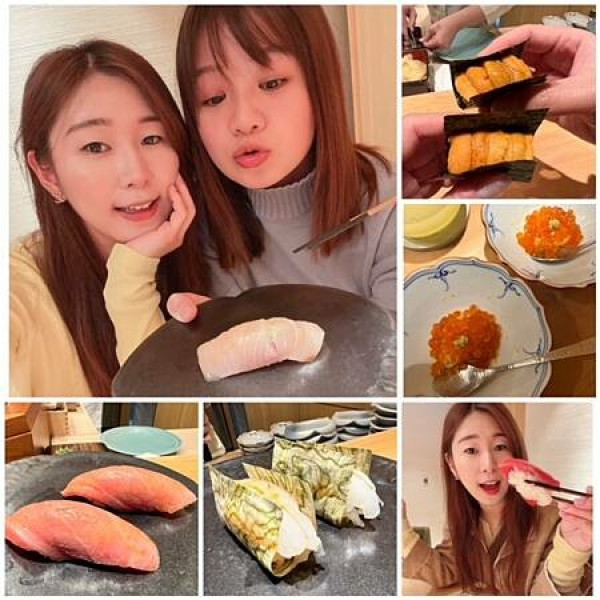 板橋美食【初魚鮨-板橋店】超值預約制無菜單日本料理 鮭魚卵好厲害!、師傅現做現吃 生魚片好新鮮 板橋好吃日式料理餐廳推薦 ♥食尚期貨小咪板橋好吃餐廳聚會