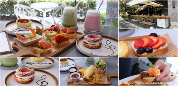 桃園美食｜CP CAFE～桃園青埔高鐵地區早午餐、下午茶、異國料理，戶外座位彷彿在異國街道用餐的氛圍