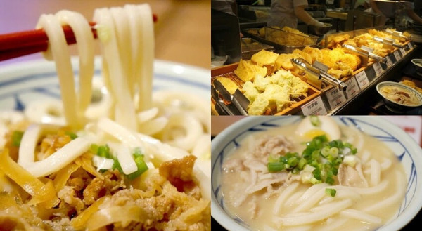 丸亀製麵》來自日本的烏龍麵餐廳，各式烏龍麵200元有找，現做麵條厚實Q彈有咬勁｜新光三越台北信義A8店