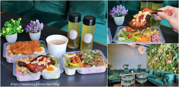 台北信義區美食｜No Idea營養餐盒～信義區商業午餐餐盒，可外帶也可在叢林系網美風格的環境裡用餐